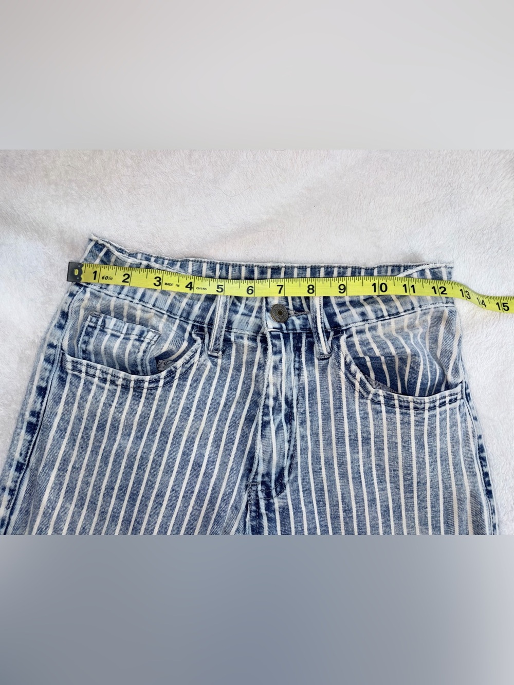 Willow & Root Railroad Striped Boho Pants sz 24 - Picture 5 of 10